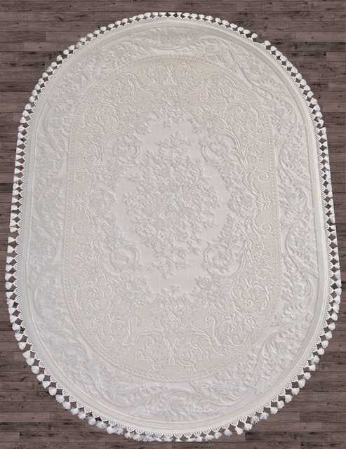 Турецкий ковер HUNKAR-8006-WHITE-WHITE-OVAL Восточные ковры HUNKAR
Цена указана за квадратный метр