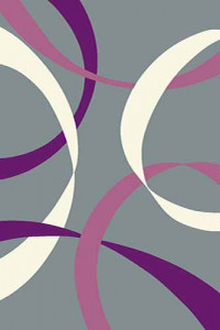 Прямоугольный ковер VISION DELUXE carving V801 GRAY-LILAC