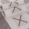 Ковёр VEGAS-S003-CREAM-BROWN-STAN