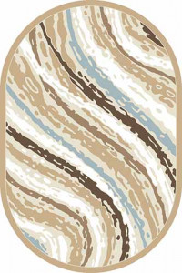 Овальный ковер VALENCIA DELUXE D305 CREAM-BROWN