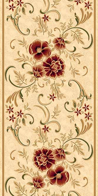 Ковровая дорожка DA VINCI CM14 CREAM Российский ковер DA VINCI фабрики Меринос CM14 CREAM Цена указана за 1 квадратный метр