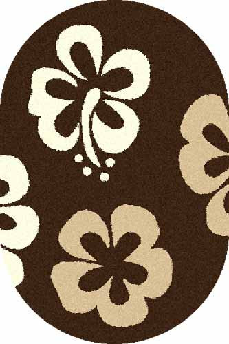 Овальный ковер COMFORT SHAGGY S605 BROWN Российский ковер КОМФОРТ ШАГГИ фабрики Меринос S605 BROWN Цена указана за 1 квадратный метр