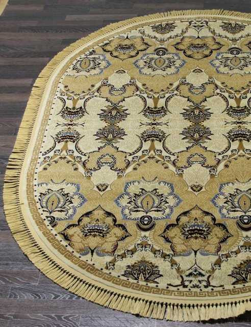 Овальный ковер BUHARA D435 CREAM Российский ковер БУХАРА фабрики Меринос D058 RED Цена указана за 1 квадратный метр