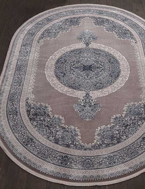 Турецкий ковер SALVATORE-5401A-GRI-GRI-OVAL Восточные ковры SALVATORE
Цена указана за квадратный метр