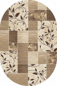 Овальный ковер VALENCIA DELUXE D306 CREAM-BROWN