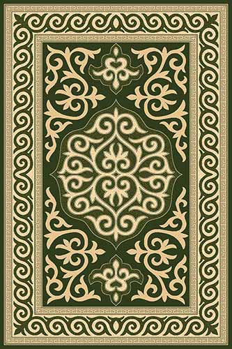 Прямоугольный ковер DA VINCI D153 GREEN Российский ковер DA VINCI фабрики Меринос D153 GREEN Цена указана за 1 квадратный метр