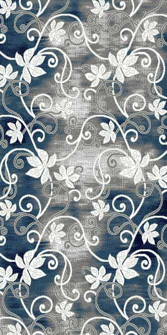 Ковровая дорожка SILVER D218 GRAY-BLUE Российский ковер СИЛЬВЕР фабрики Меринос D218 GRAY-BLUE Цена указана за 1 квадратный метр