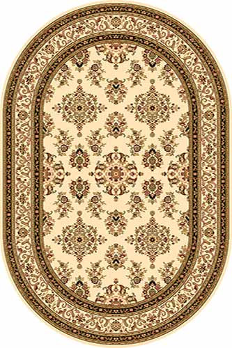 Овальный ковер OLYMPOS D064 CREAM Российский ковер ОЛИМПОС фабрики Меринос D064 CREAM Цена указана за 1 квадратный метр