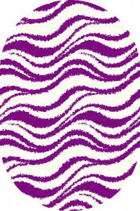 Овальный ковер SHAGGY ULTRA S609 BONE-PURPLE