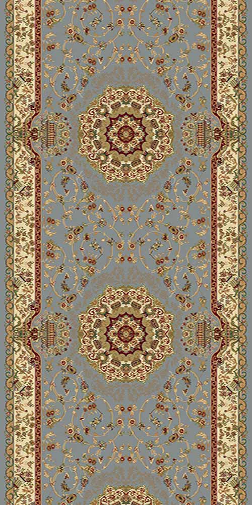 Ковровая дорожка BUHARA D037 BLUE Российский ковер БУХАРА фабрики Меринос D037 BLUE Цена указана за 1 квадратный метр