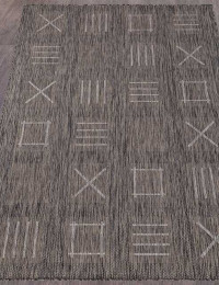 Ковёр VEGAS-S003-DARK-GRAY-STAN