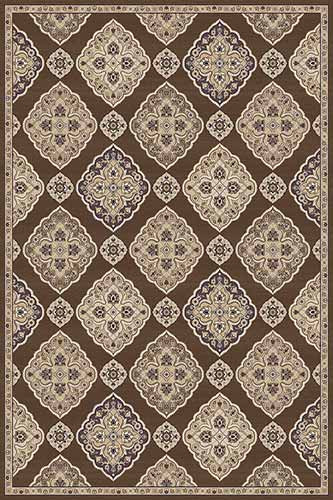 Прямоугольный ковер VALENCIA DELUXE D247 BROWN Российский ковер ВАЛЕНСИЯ ДЕЛЮКС фабрики Меринос D247 BROWN Цена указана за 1 квадратный метр
