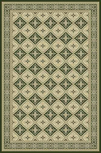 Прямоугольный ковер DA VINCI D154 GREEN Российский ковер DA VINCI фабрики Меринос D154 GREEN Цена указана за 1 квадратный метр