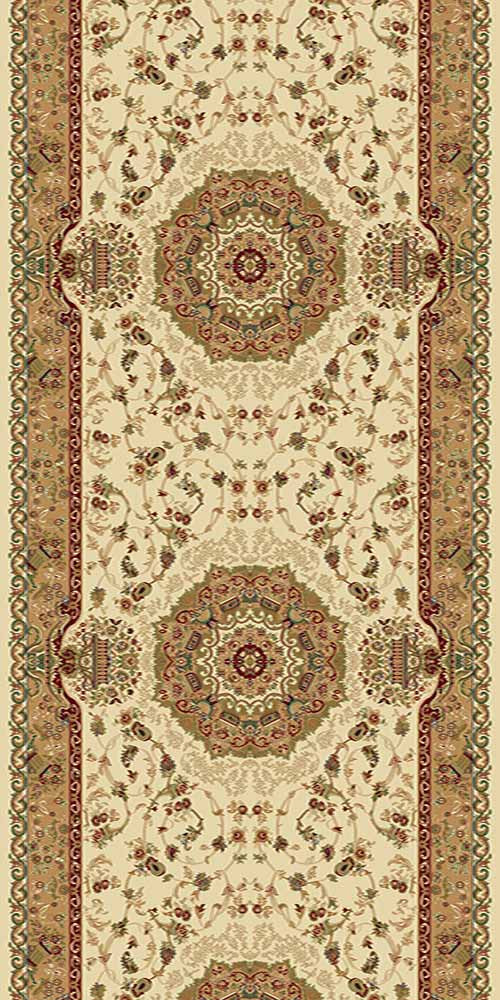 Ковровая дорожка BUHARA D037 CREAM Российский ковер БУХАРА фабрики Меринос D037 CREAM Цена указана за 1 квадратный метр