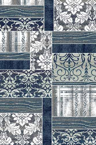 Прямоугольный ковер SILVER D220 GRAY-BLUE Российский ковер СИЛЬВЕР фабрики Меринос D220 GRAY-BLUE Цена указана за 1 квадратный метр