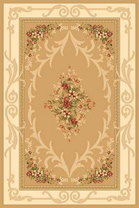 Прямоугольный ковер KAMEA carving D142 BEIGE