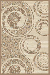 Прямоугольный ковер MEGA carving D269 CREAM