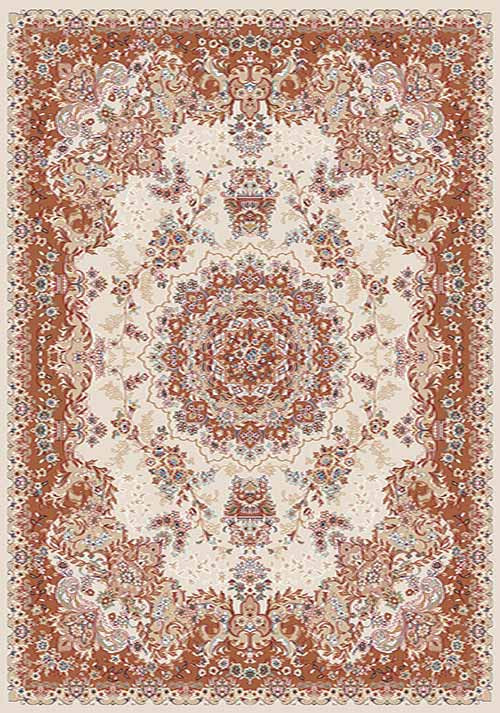 Прямоугольный ковер SHAHREZA D211 CREAM-TERRA Российский ковер ШАХРЕЗА фабрики Меринос D211 CREAM-TERRA Цена указана за 1 квадратный метр