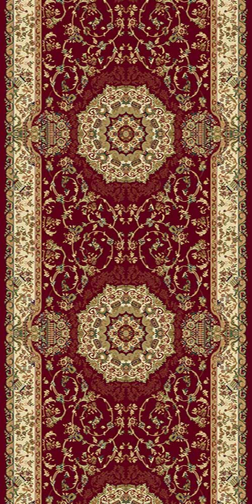 Ковровая дорожка BUHARA D037 RED Российский ковер БУХАРА фабрики Меринос D037 RED Цена указана за 1 квадратный метр