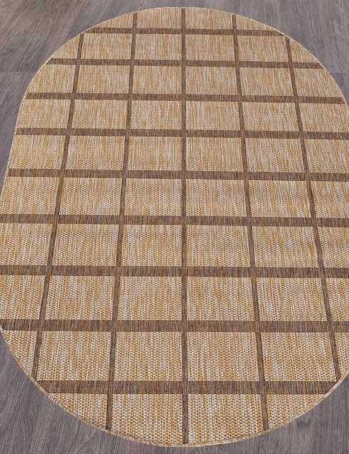 Ковёр VEGAS-S004-BEIGE-BROWN-OVAL Российский Ковёр Циновка Вегас.
Цена указана за 1 кв/метр.