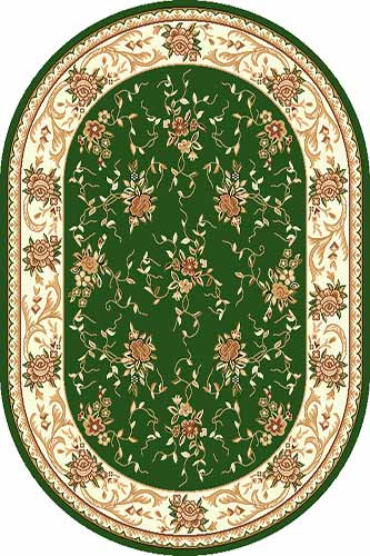Овальный ковер LAGUNA 5455 GREEN Российский ковер ЛАГУНА фабрики Меринос 5455 GREEN Цена указана за 1 квадратный метр