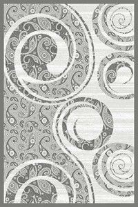 Прямоугольный ковер MEGA carving D269 GRAY