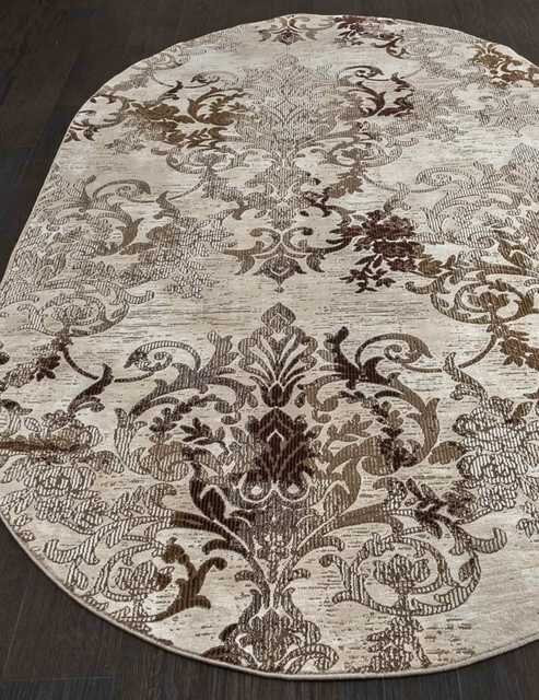 Турецкий ковер QUANTUM-03011B-BROWN-BROWN-OVAL Восточные ковры QUANTUM
Цена указана за квадратный метр