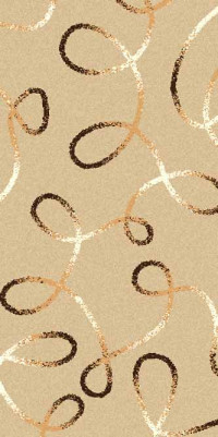 Ковровая дорожка COMFORT SHAGGY S612 BEIGE