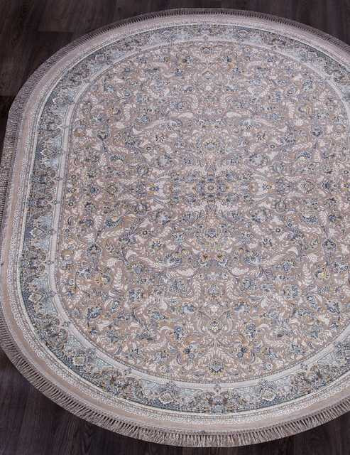 Иранский ковер FARSI 1200 G256-LIGHT-GRAY-OVAL Персидские ковры FARSI 1200 Цена указана за кв. метр